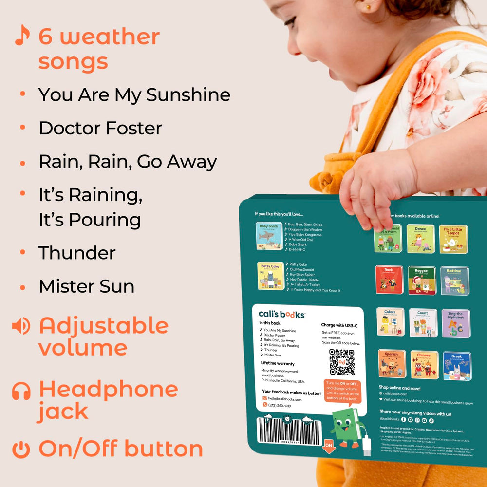 Cali's Books You Are My Sunshine durable board book withstands active toddlers.