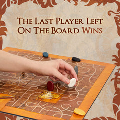 Calliope Tsuro dragon pawns help track player progress on the board