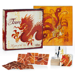 Calliope Tsuro path tiles guiding evolving routes for family game night