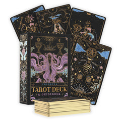 Calmoura Tridevia deck with gilded edges for elegant, immersive readings