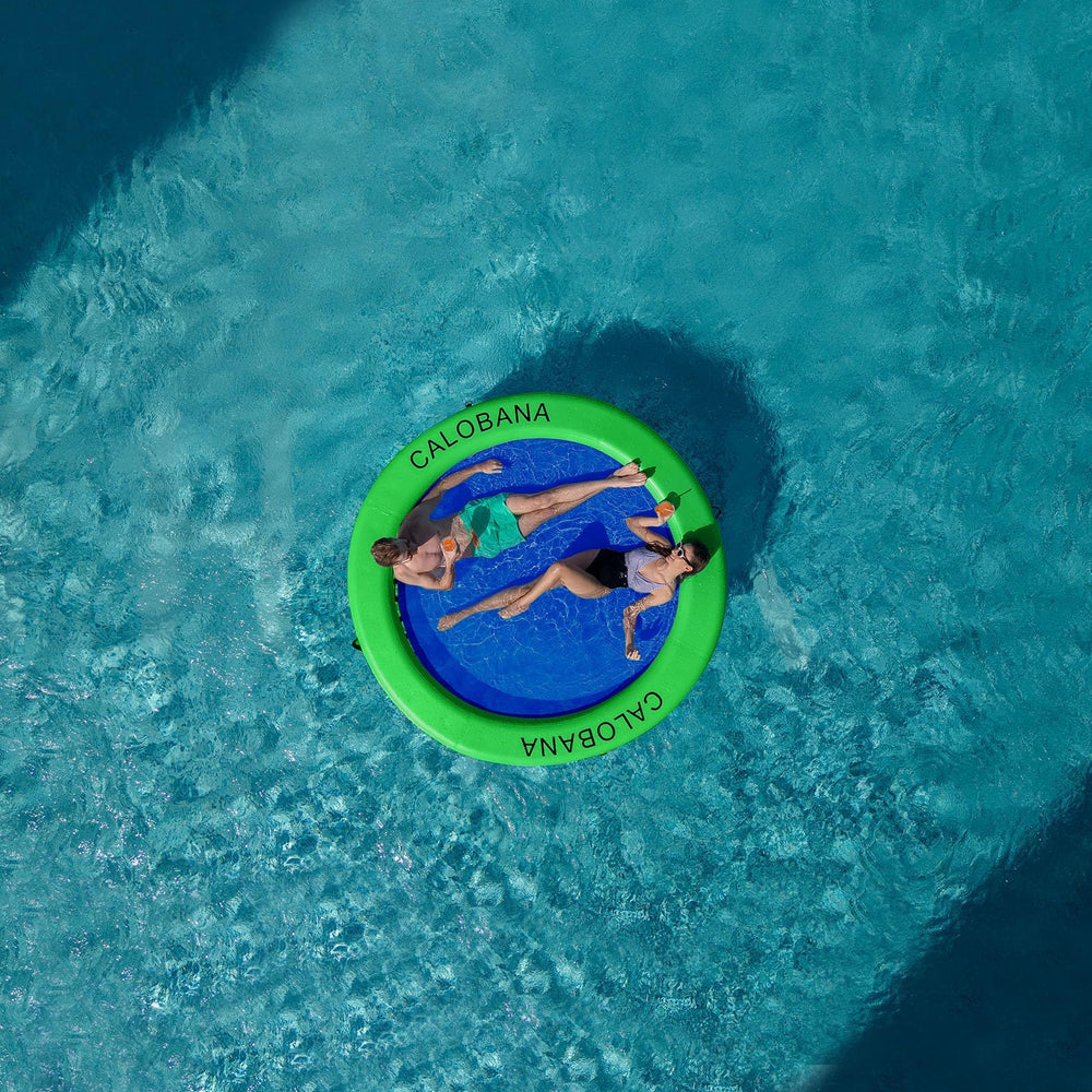 CALOBANA floating ring with durable seams for long lasting buoyant lounging.