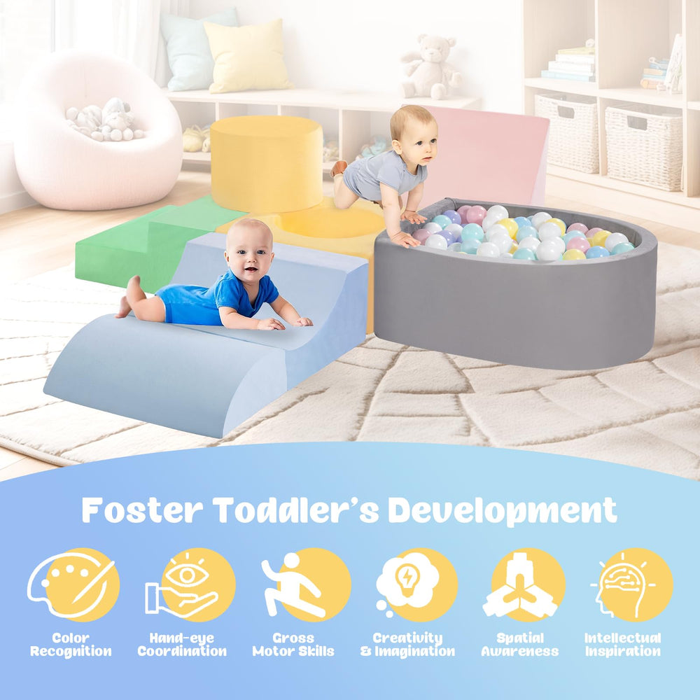 Camelus soft fabric cover offers a gentle touch during play sessions.
