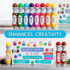 Cameron Frank markers resist drying when capped, preventing wasted markers.