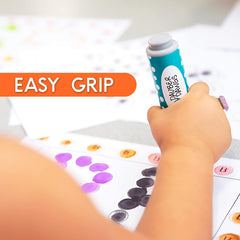 Cameron Frank washable ink wipes clean from skin and surfaces.