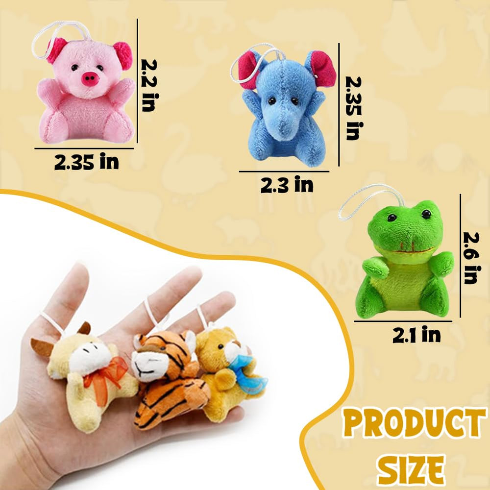 CAMIRUS colorful mini plush animals with eye-catching designs for gifts
