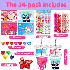 CAMIRUS Valentines stickers for decorating cups and notes.