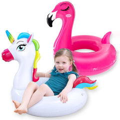 Camlinbo unicorn pool float for kids, safe water play and fun visuals