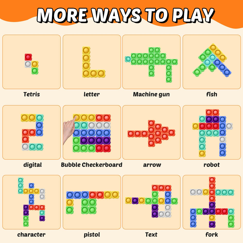 Candisplay bubble blocks shown in a calm, focus-friendly play setup.