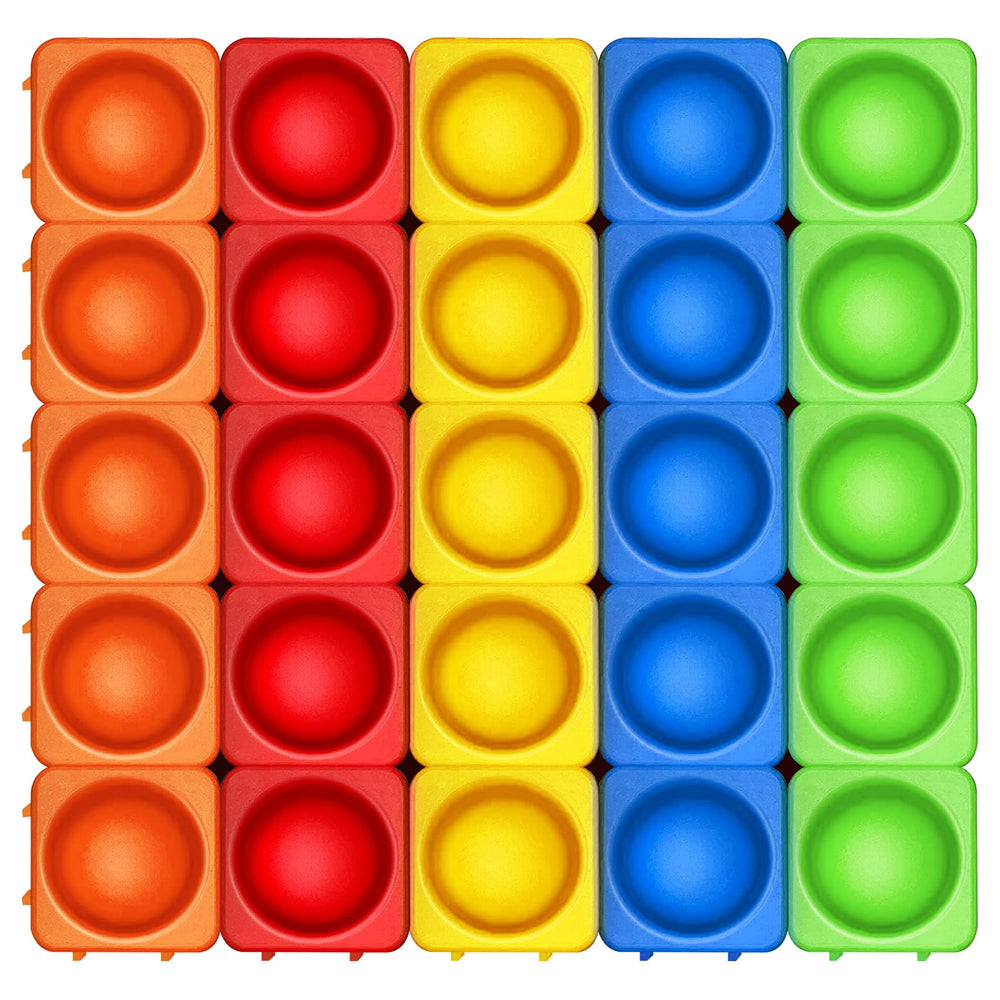 Candisplay Giant Pop Blocks bubble-pack close-up for tactile sensory play.