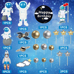 CANIPHA star cake toppers add sparkling accents for party desserts.