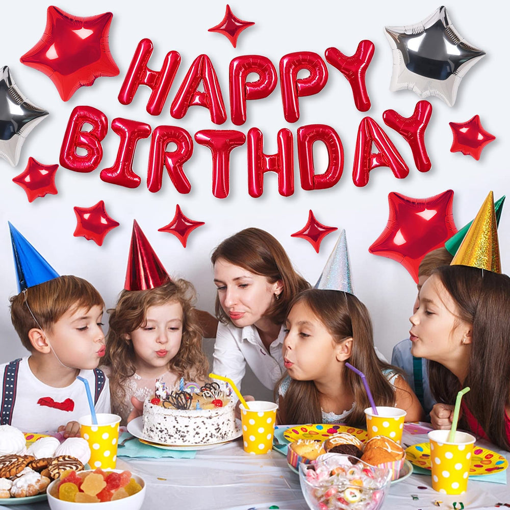 CANREVEL 18-inch banner with silver stars creates a dramatic wall display