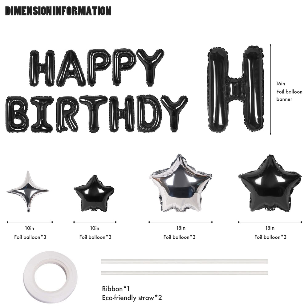 CANREVEL four-pointed star balloons enhance chic party decor