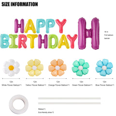 CANREVEL five flower balloons—colorful accents for festive walls and photo backdrops.
