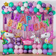 CANREVEL Happy Birthday banner wall or ceiling decor in bright colors.