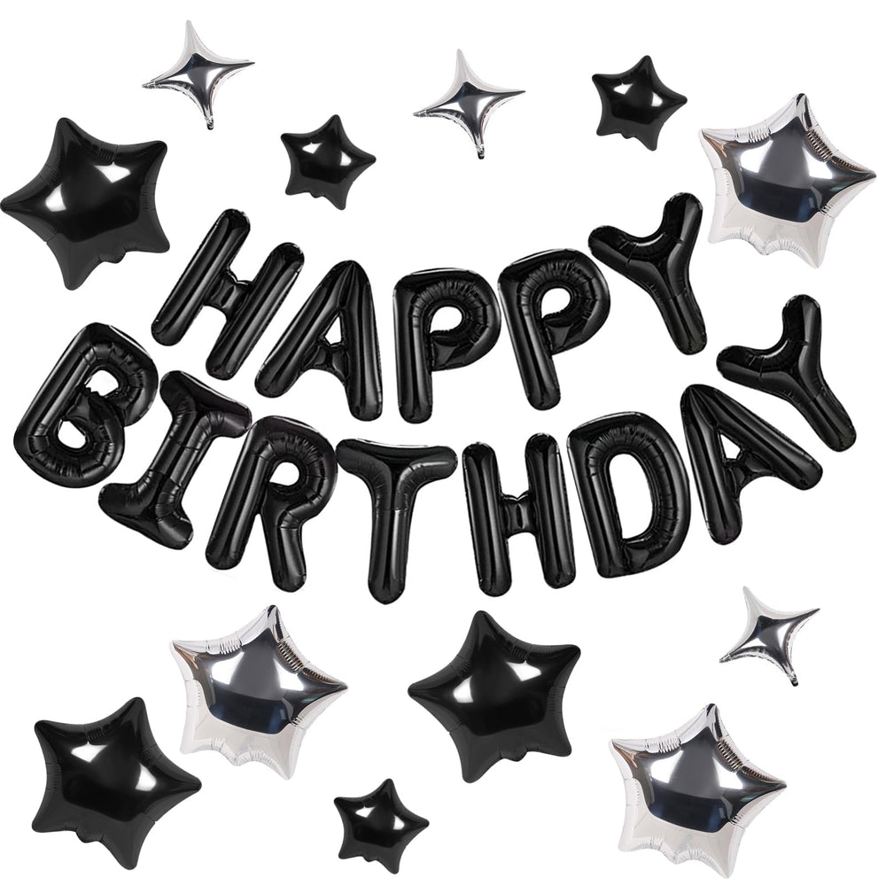 CANREVEL Happy Birthday letters banner for bold party photos