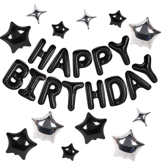 CANREVEL Happy Birthday letters banner for bold party photos