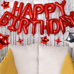 CANREVEL happy birthday wall hanging for ceilings, windows, or backdrops