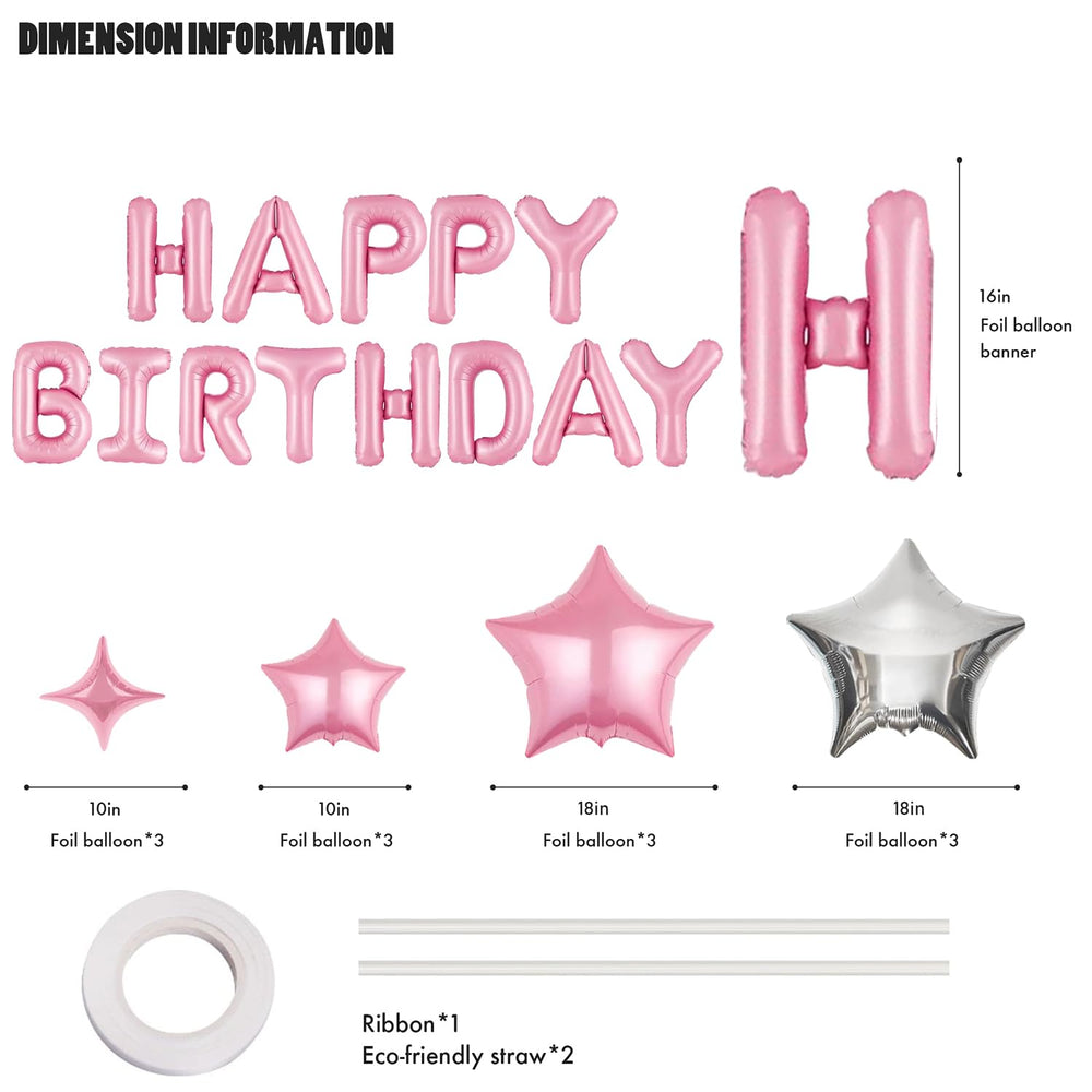 CANREVEL pink four-point star 10in decorates walls with sparkle.