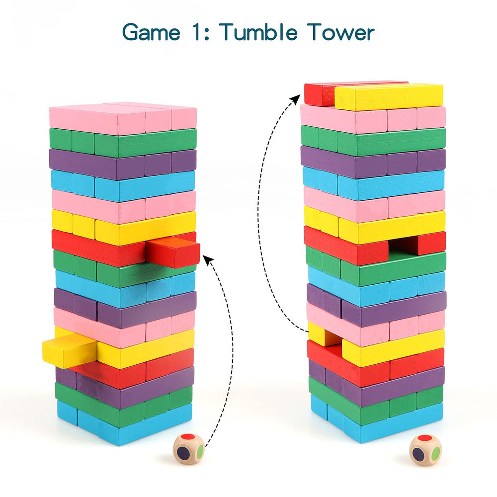 Canuan storage bag keeps blocks organized for tidy after-play cleanup.