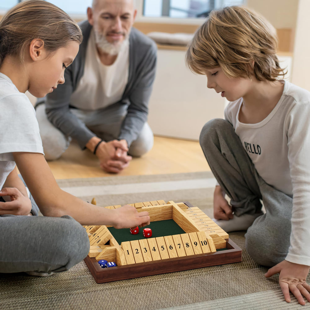 Canyave Shut The Box durable wooden construction for lasting use.