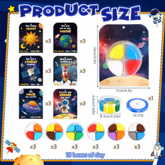 Capoda air-dry clay multicolor pack supports imaginative crafts and mess-free play.