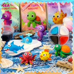 Capoda valentines clay craft kit supports independent projects and color coordination.