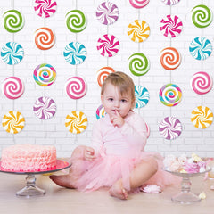 Capoda candy garlands easily hang on walls, doors, or ceilings.