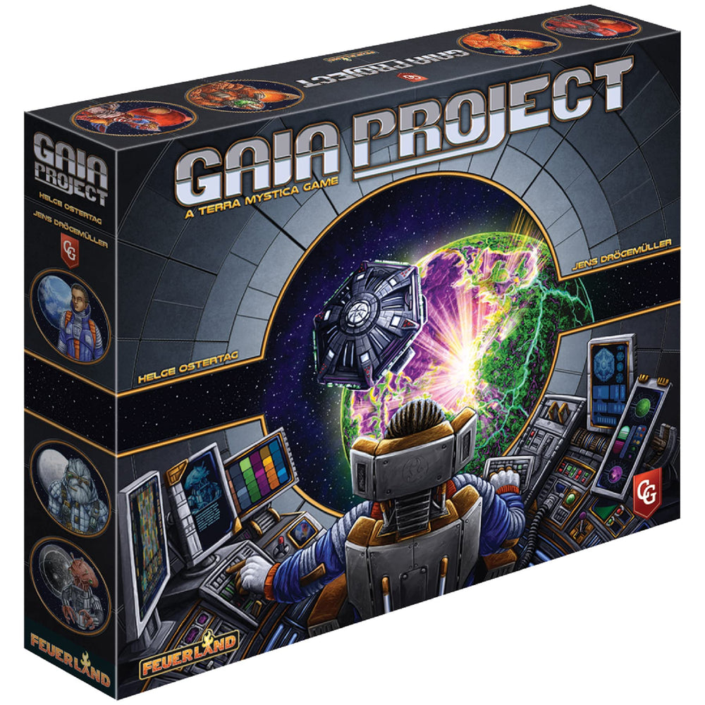 Capstone Gaia Project box art showcasing vibrant sci-fi visuals for collectors