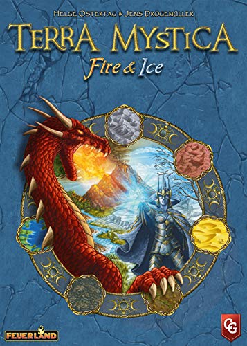 Capstone Games Terra Mystica Fire and Ice new factions cards illustrate strategic choices ahead.