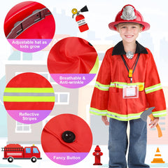 Captain Chaowing firefighter accessories set with axe and flashlight for authentic role play