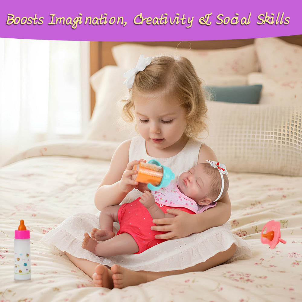 CARANOVO doll-feeding-set-6pc supports imaginative caregiving and storytelling.