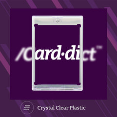 CARD·DICT clear front display lets you view cards without removing.