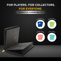 Card Guardian hard-cover front feature showcases reinforced protection for prized cards.