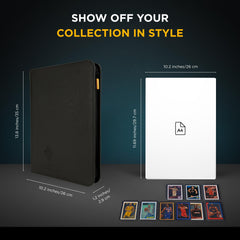 Card Guardian strap-handle close-up demonstrates portable design for tournaments.