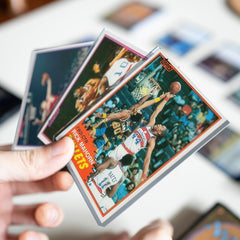 Cardboard Gold crystal-clear toploader shows vibrant card art.