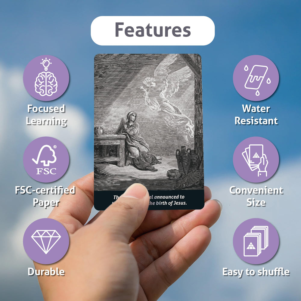 CARDDIA flash cards come with a full color reference sheet for organization