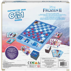 Cardinal Disney Frozen 2 6-in-1 game house Snakes and Ladders for shared laughs.