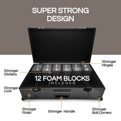 CardKingPro KingCollector foam blocks organize graded cards securely.