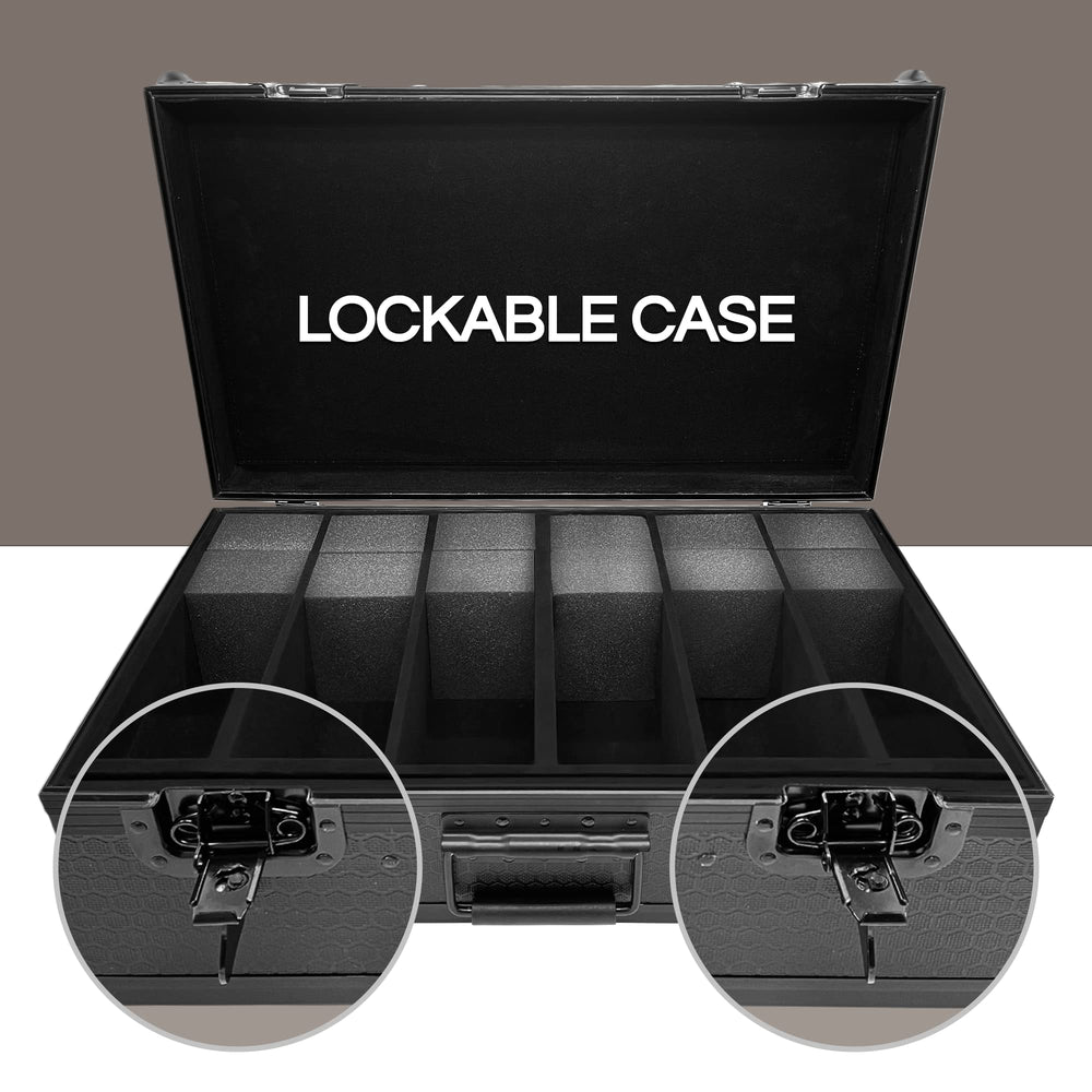 CardKingPro KingCollector padlock-ready security keeps collections safely stored.