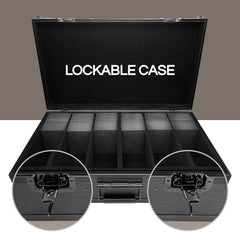CardKingPro KingCollector padlock-ready security keeps collections safely stored.