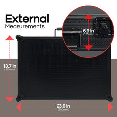 CardKingPro KingCollector sturdy hinges and ball corners withstand travel.