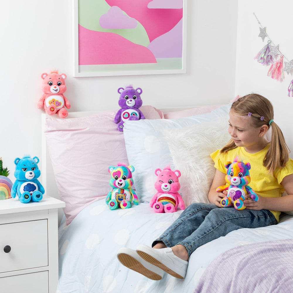 Care Bears Bean Plush serves as a travel-friendly companion for adventures.