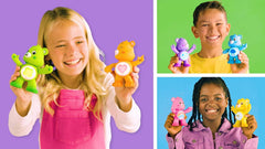 Care Bears Funshine Bear interactive figure two-way play for solo or group