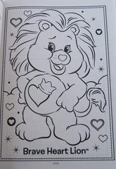 Care Bears Fuzzy Friends illustrations inside with vibrant colors to spark imagination and color recognition