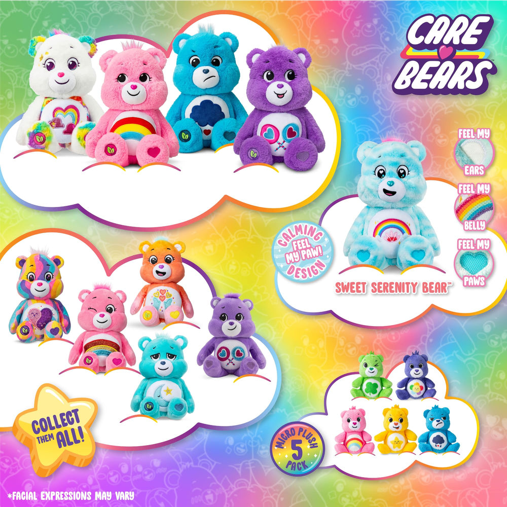 Gift-ready packaging for Care Bears Good Luck Bear plush.