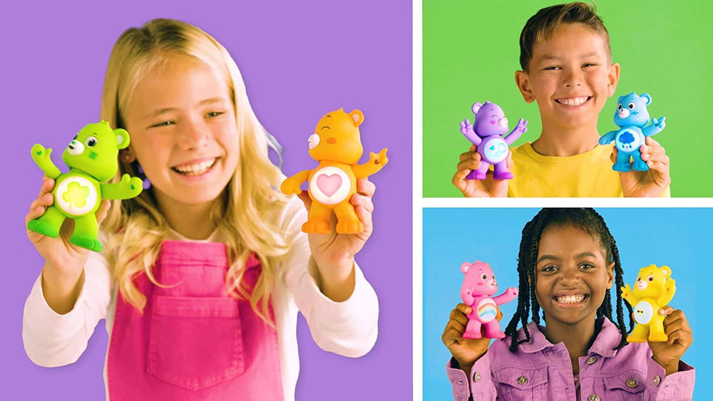 Care Bears Grumpy Bear feelings sharing feature for relatable emotional moments.