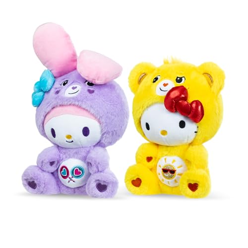 Two-pack featuring Hello Kitty as Funshine Bear and My Melody as Share Bear.