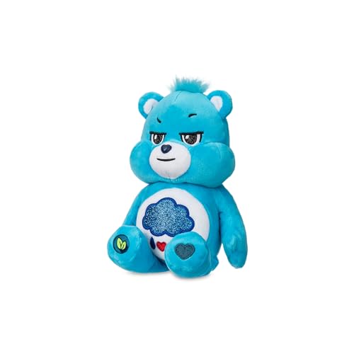 Care Bears Grumpy Bear with new expression adds playful mood to cuddle time.