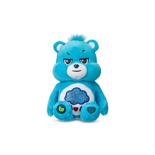 Care Bears Grumpy Bear plush in soft material for gentle hugs.