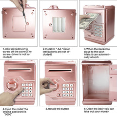 Cargooy Mini ATM Piggy Bank kid use scenario demonstrates practical saving moments